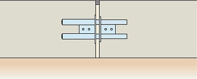 DSD shear load connector ground floor slab solution